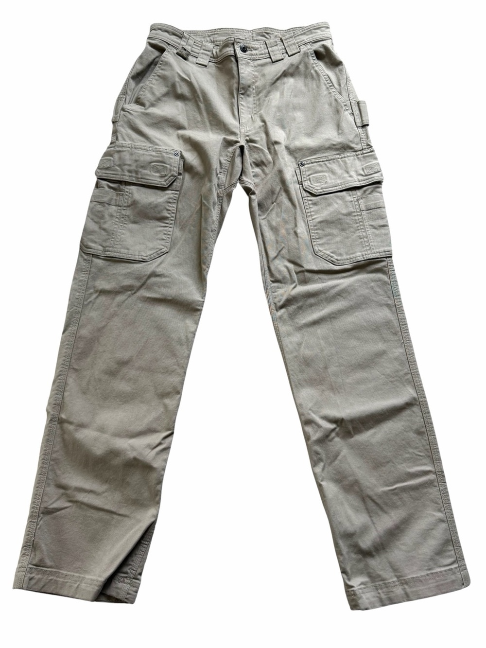 Duluth Trading Men’s DuluthFlex Fire Hose Cargo Work Pants 32x34 Khaki Utility